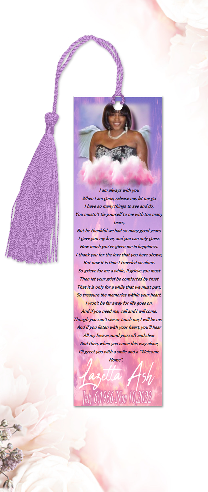 Memorial Book Marks