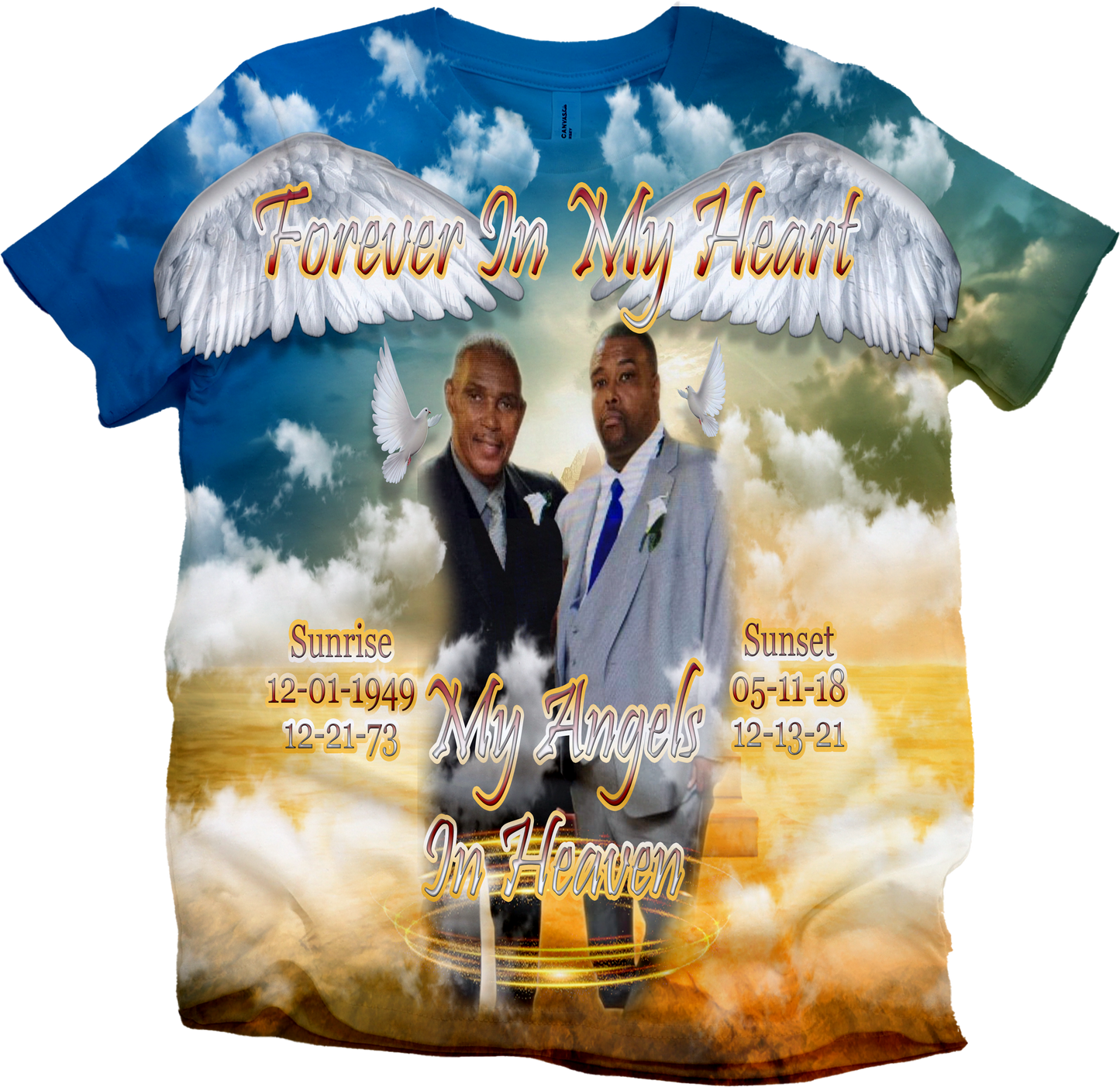 Custom Memorial Sublimation Shirts