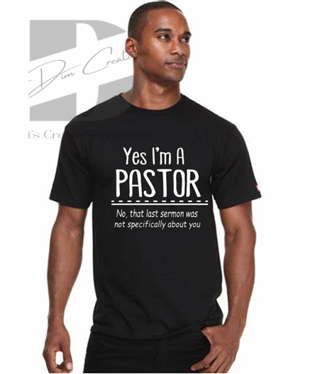 Yes I'm a Pastor